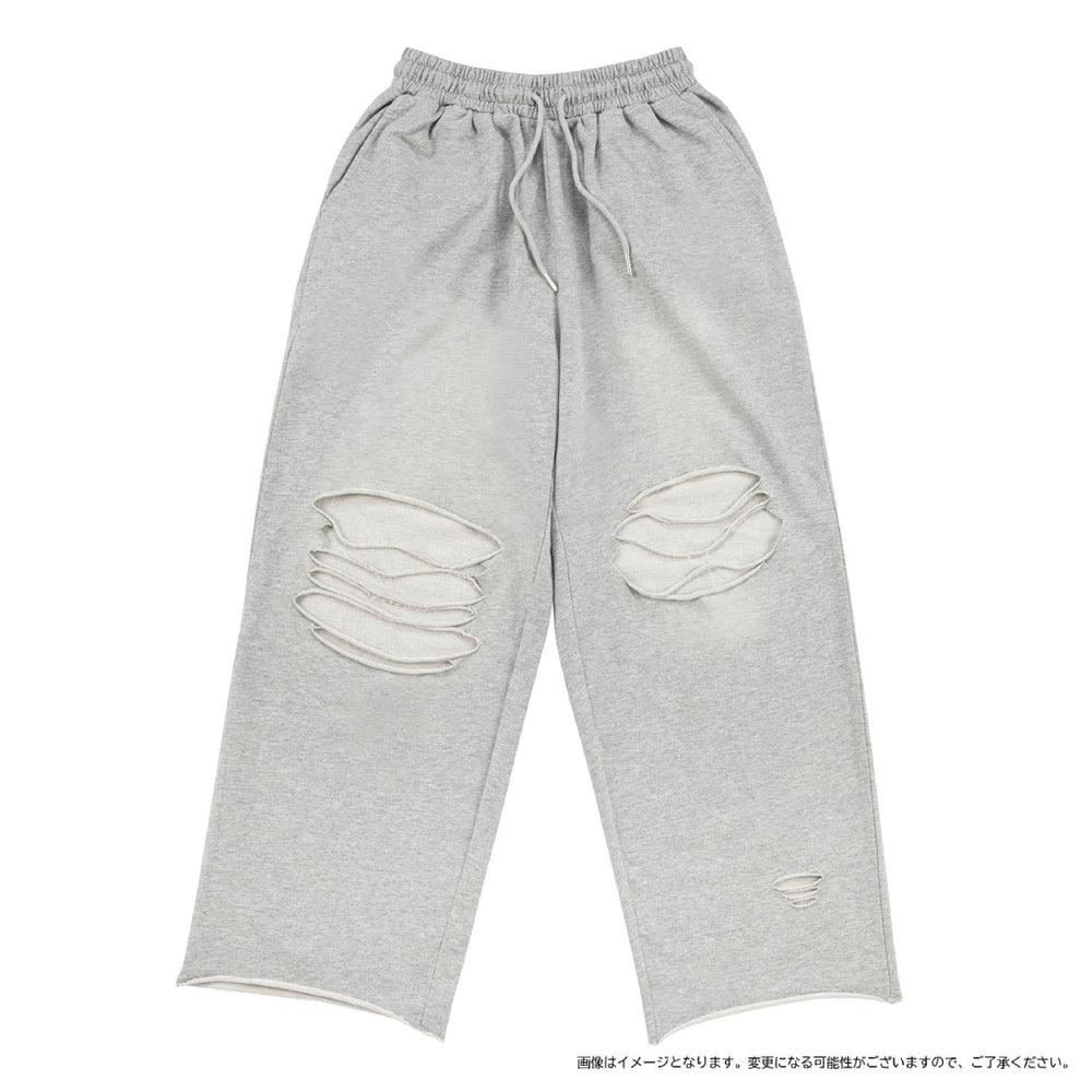 CLESSTE for YGM スウェットパンツ THE STAGE]DAMAGE スウェットパンツ（GRAY） – YGEX OFFICIAL SHOP
