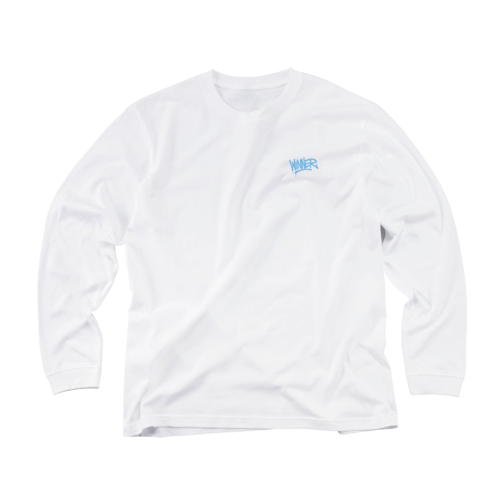 Graphic ロングスリーブTシャツ（WHITE）